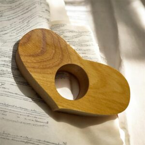Buchseitenhalter Fichtenholz Massiv geölt für bequemes lesen