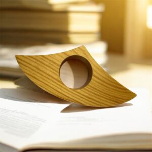 Buchseitenhalter Fichtenholz Massiv geölt für bequemes lesen