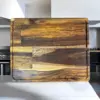 SENNA AFRICAN Holz Schneidebrett 29x36cm Stärke 30mm geölt mit Gleitfüsse