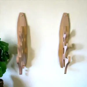 Bogenhalter für 3 Sportbögen Buchenholz Massiv Sportbogen Halterung Höhe 55cm