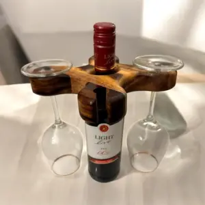 Weinflaschenhalter aus SENNA Holz Weinregal Flaschenhalter SENNA geölt