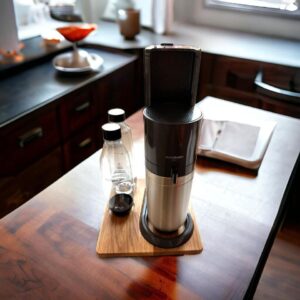 Gleitbrett für SODASTREAM DUO Massivholz Holzbrett Eichenholz Eiche GEÖLT