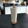 BUCHE NATUR Küchenrollenhalter stehend Holz Küchenpapierhalter für Küchenrolle