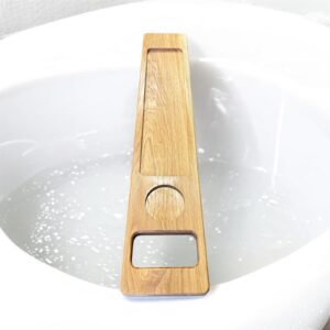 Badewannenablage aus Eichenholz Baumkante Ablage Halterung Badewannentablett Wannenablage 75cm, 80cm, 90cm, 100cm