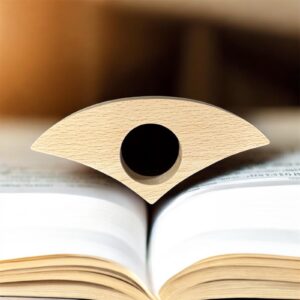 Buchseitenhalter Buchenholz Massiv natur für bequemes lesen