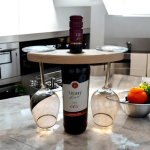 Weinflaschenhalter aus Buchenholz Weinregal Flaschenhalter Buche natur