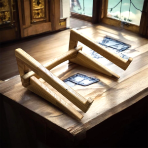 Laptop Notebook Ständer Eichenholz Massiv Eiche geölt 30x26x13cm